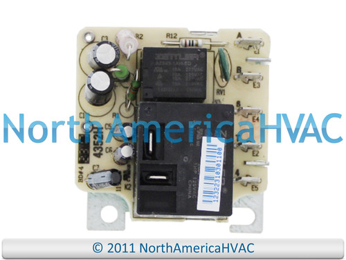 RLY03057 RLY3057 Furnace Heat Pump A/C AC Air Conditioner Control Circuit Board Panel Blower Fan Repair Part Blower Time Delay Relay Replaces Trane American Standard RLY03057 RLY3057. This is a new Blower Time Delay Relay.