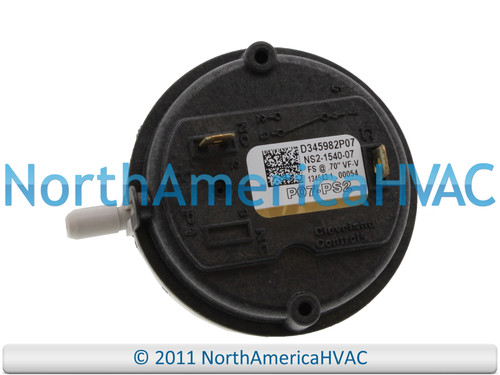 NS2-1540-07-I P07-PS2 Furnace Air Pressure Switch Vent Venter Vacuum Suction Repair Part