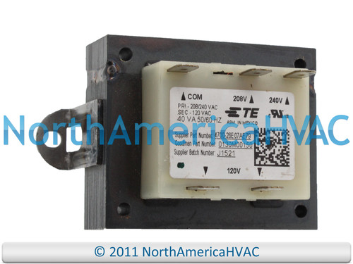 0130M00600 0130M00600S Furnace Heater AC A/C Air Conditioner Conditioning Condenser Heat Pump Lo Low Voltage Transformer 24 208 230 240 110 120 Volt VAC VA Amp Repair Part