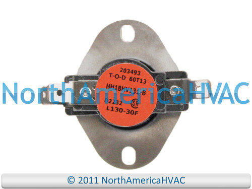60T13-203493 HH18HV131 HH18HV131B Furnace Heater Gas Limit Switch Snap Disc Safety Temperature Repair Part