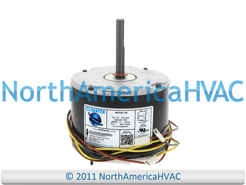 1186358 Furnace Heater AC A/C Air Conditioner Conditioning Condenser Heat Pump Blower Fan Motor HP Horse Power Voltage VAC Amps RPM Repair Part