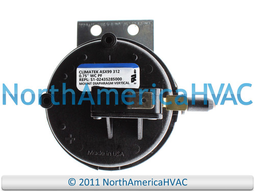 75W46 75W4601 Furnace Air Pressure Switch Vent Venter Vacuum Suction Repair Part