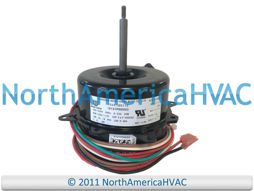 0131P00033SP Furnace Heater AC A/C Air Conditioner Conditioning Condenser Heat Pump Blower Fan Motor HP Horse Power Voltage VAC Amps RPM Repair Part