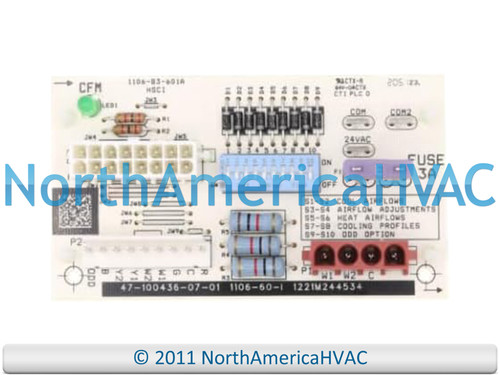 47-100436-07 Furnace Heat Pump A/C AC Air Conditioner Control Circuit Board Panel Blower Fan Repair Part