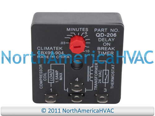 QD-206 QD206 Furnace Heat Pump A/C AC Air Conditioner Control Circuit Board Panel Blower Fan Repair Part