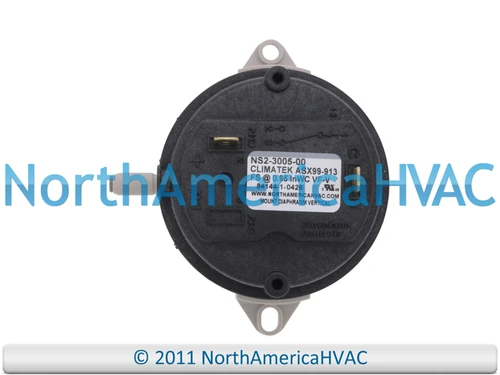 NS2-3005-00 Furnace Air Pressure Switch Vent Venter Vacuum Suction Repair Part