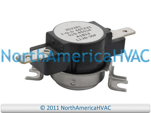 60TX21-202281 Furnace Heater Gas Limit Switch Snap Disc Safety Temperature Repair Part