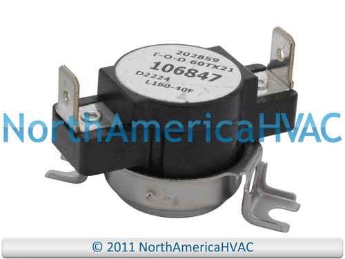 RZ106847 106847 Furnace Heater Gas Limit Switch Snap Disc Safety Temperature Repair Part