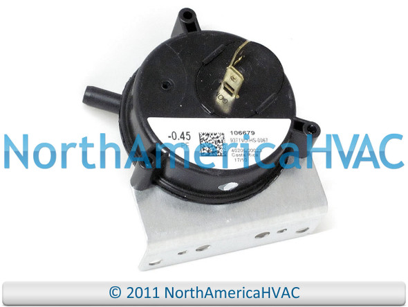 Universal Furnace Vent Air Pressure Switch Replacement for Part # 106679 0.54 WC 