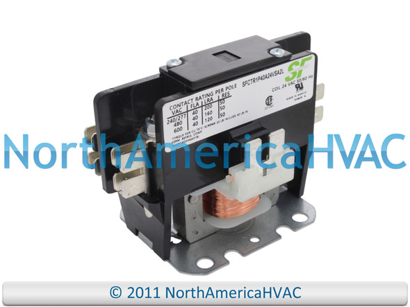 OEM Trane American Standard Contactor Relay 1 Pole 30 Amp Replaces CTR1358 CTR01358