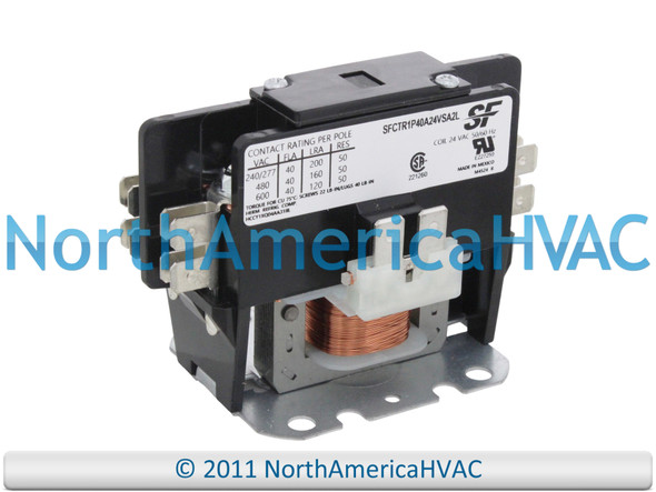 OEM Trane American Standard Contactor Relay 1 Pole 40 Amp Replaces CTR0628 CTR00628