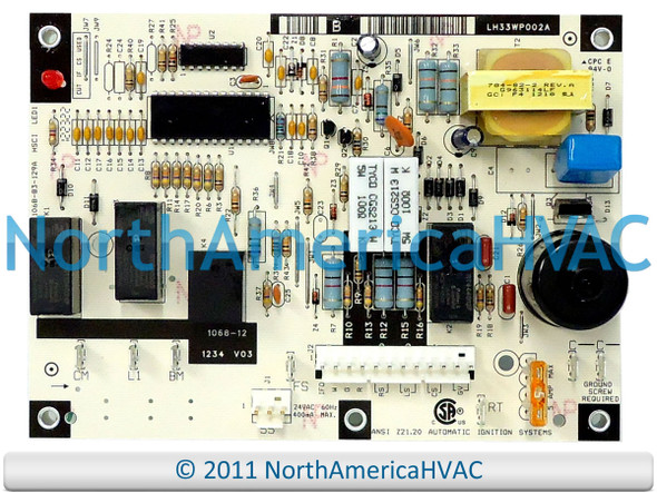 OEM Upgraded Replacement for Bryant Furnace Control Circuit Board LH33WP003