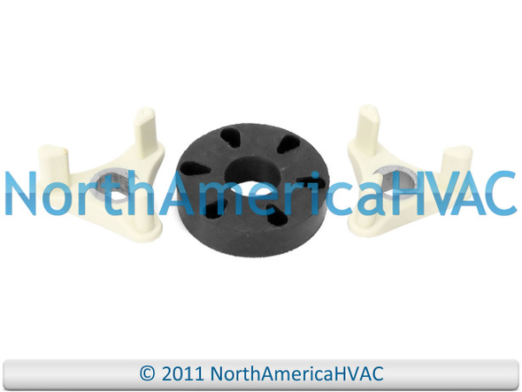 Re-enforced with metal sleeves. The coupler is located between motor and transmission. Replaces all previous versions.Pro Replacement Coupler is used on the following brands.GE Hotpint RCA Sears KenmorePro Replacement Coupler replaces the following part n
