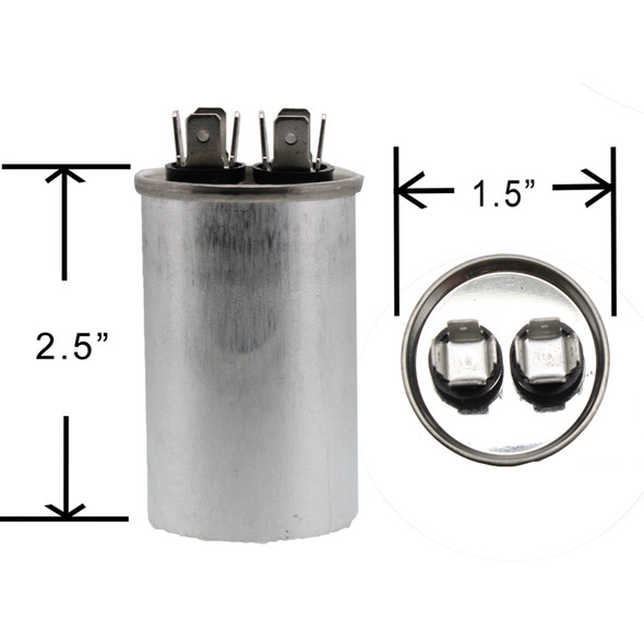 USA2208 - 12.5 uf MFD 440 Volt ClimaTek Capacitor Replaces Amrad