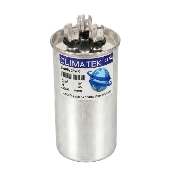 024-21283-000 1499-3521 - ClimaTek 35/5 uf MFD 370 Volt Capacitor Fits York Coleman Luxaire