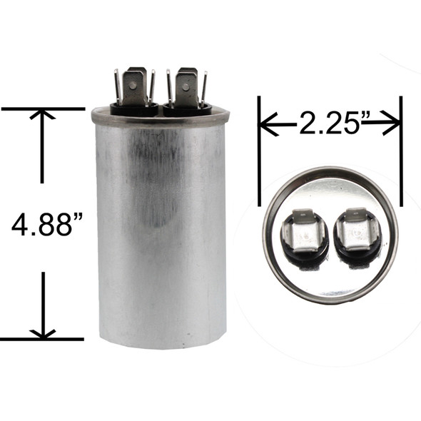 6942-3141 6103-1391 - ClimaTek 40 uf MFD 440 Volt Capacitor Fits York Coleman Luxaire