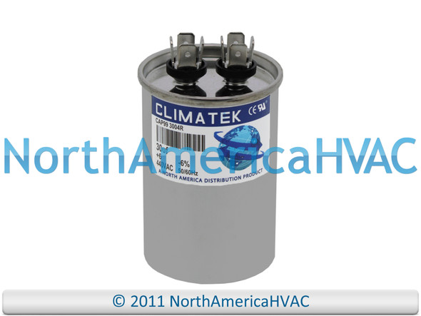 Climatek Motor Run Capacitor 30 uF MFD 440 Volt Round Fits Mars 12741