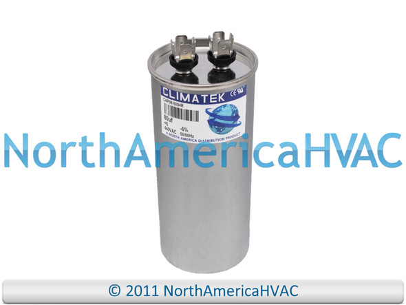 Climatek Motor Run Capacitor 80 uF MFD 440 Volt Round Fits Packard PRC80