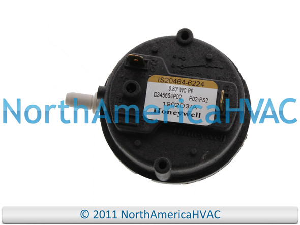 D345654P02 P02-PS2 Furnace Air Pressure Switch Vent Venter Vacuum Suction Repair Part