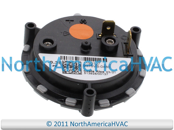 9375VS-0480 Furnace Air Pressure Switch Vent Venter Vacuum Suction Repair Part
