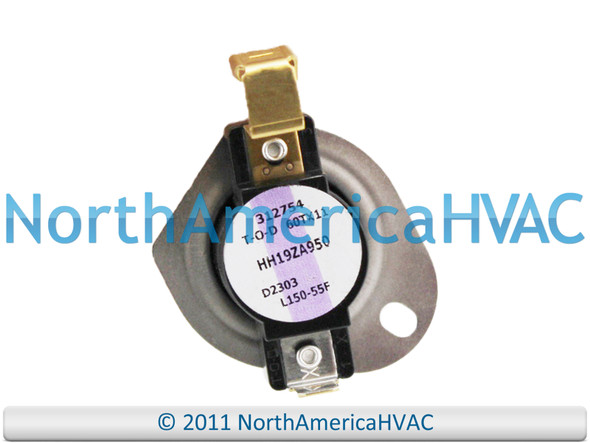 HH19ZA950 HH19ZA001 60TX11-312754 Furnace Heater Gas Limit Switch Snap Disc Safety Temperature Repair Part
