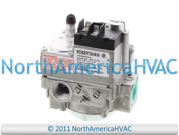 1020107 110ERCHCSO-2E 120-472 120477 120-477 63659 Furnace Heater Gas Valve Shut-off Slow Fast Opening Pilot Spark Hot Surface Ignition Repair Part