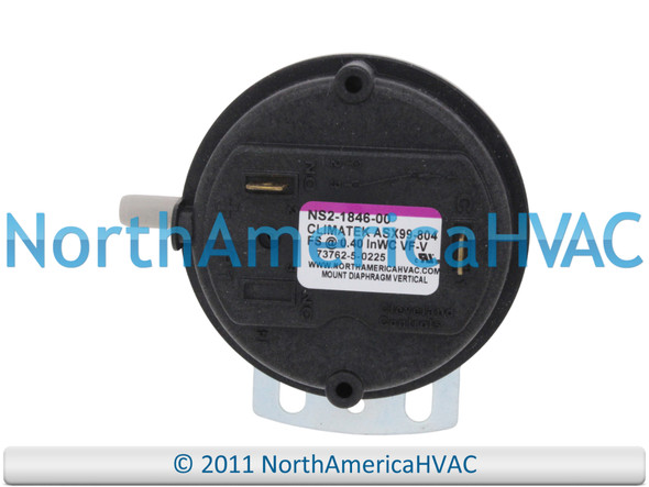 SWT02262 C341546P03 CNT03814 Furnace Air Pressure Switch Vent Venter Vacuum Suction Repair Part