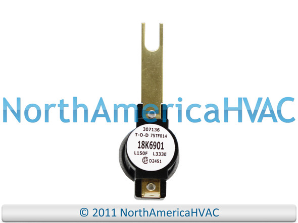 18K69 18K6901 307136-75TF014 Furnace Heater Gas Limit Switch Snap Disc Safety Temperature Repair Part