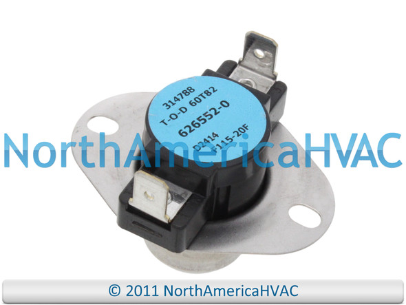 626552R 626552 626552-0 Furnace Heater Gas Limit Switch Snap Disc Safety Temperature Repair Part