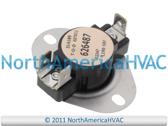 626487R 626487 Furnace Heater Gas Limit Switch Snap Disc Safety Temperature Repair Part