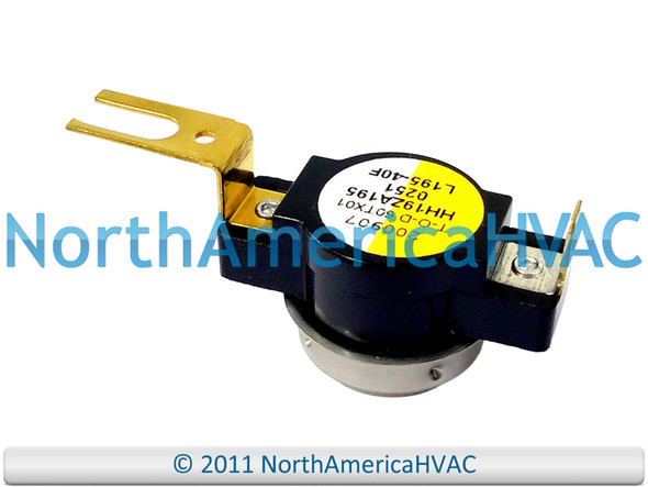 HH19ZA195 HH19ZA200 Furnace Heater Gas Limit Switch Snap Disc Safety Temperature Repair Part