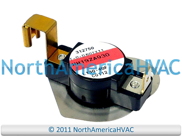 HH19ZA930 Furnace Heater Gas Limit Switch Snap Disc Safety Temperature Repair Part