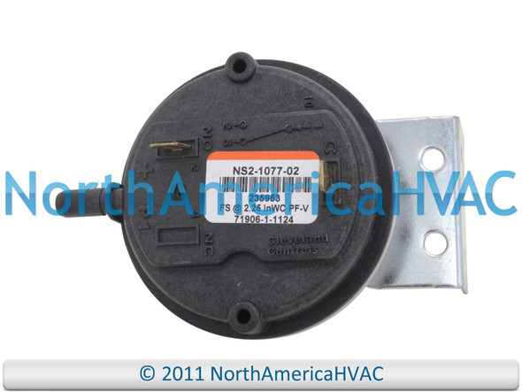 NS2-1077-02 Furnace Air Pressure Switch Vent Venter Vacuum Suction Repair Part