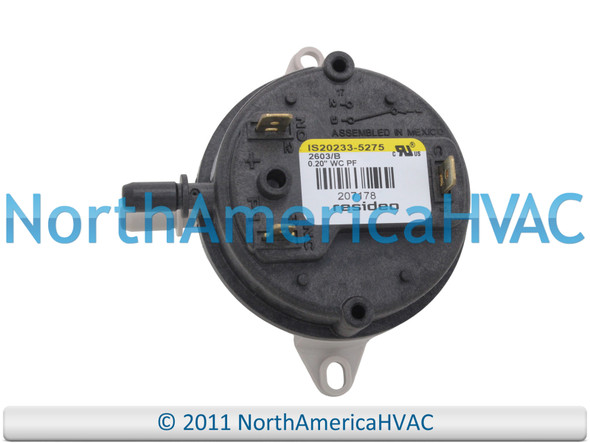 RZ193806 193806 Furnace Air Pressure Switch Vent Venter Vacuum Suction Repair Part