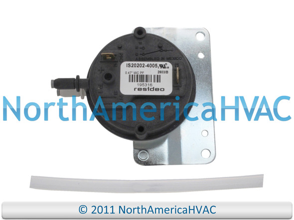 IS20202-4005 Furnace Air Pressure Switch Vent Venter Vacuum Suction Repair Part