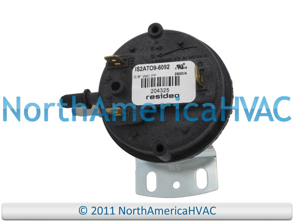 RZ204325 204325 Furnace Air Pressure Switch Vent Venter Vacuum Suction Repair Part