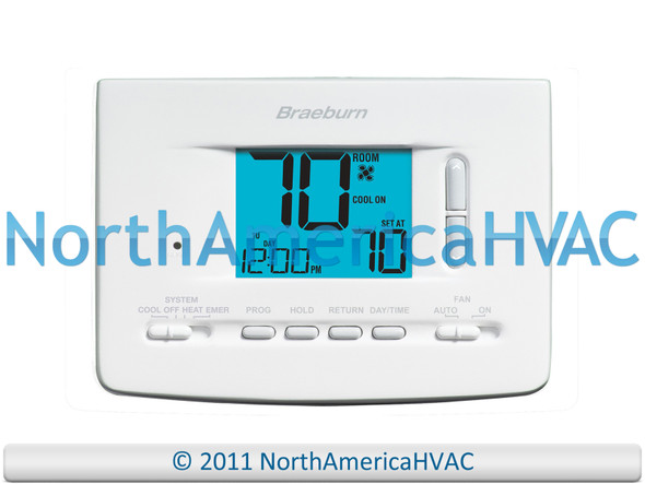 2220 Thermostat Tstat HVAC Home Wall Heat Cool Fan Blower Heat Pump Air Conditioning Conditioner Furnace Heater Repair Part