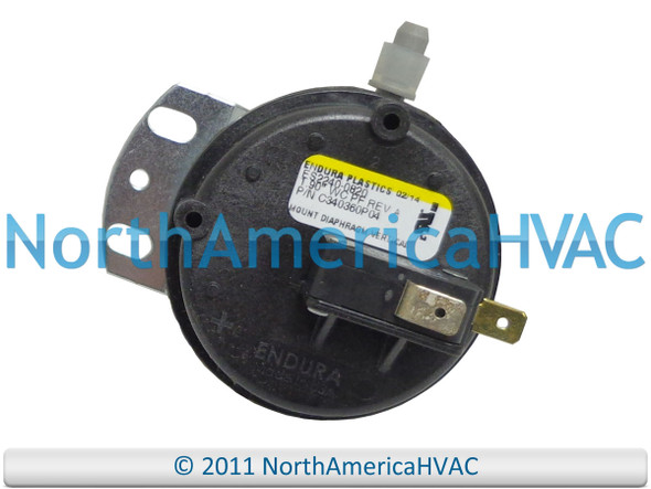 C340360P04 ES22400820 Furnace Air Pressure Switch Vent Venter Vacuum Suction Repair Part