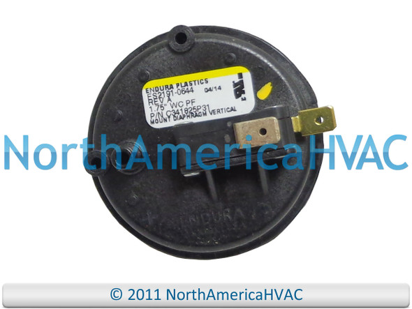 C341825P31 Furnace Air Pressure Switch Vent Venter Vacuum Suction Repair Part