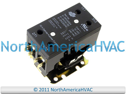 Source1 OEM Condenser Contactor Relay - 1 Pole 40A - Fits York, Coleman, Luxaire (024-25837-000)