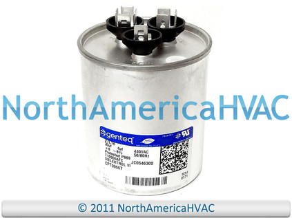 illit tmea コンプ 4TWX6048C1000AA 45/7.5 MFD x 440 VAC Round Dual Capacitor
