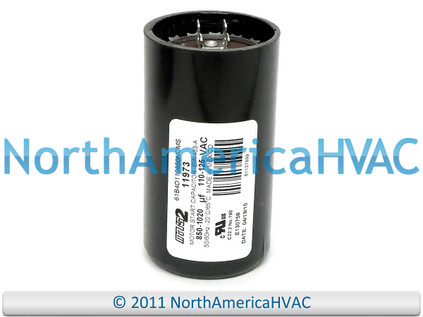 Start capacitor o Condensador de arranque 850-950 MFD 125V