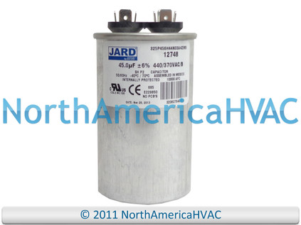 Jard Mars Mars2 Round Run Capacitor - 30 UF MFD, 370 Volt VAC, Part 12717