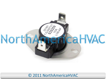 OEM Intertherm Nordyne Miller Limit Switch L140-45F Replaces