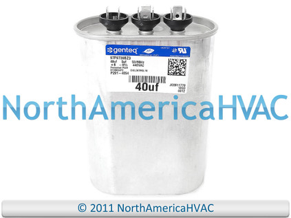 ※HashiVG259QM Capcom GE Genteq Capacitor Oval 40/5 uf MFD 440 volt Z97F9739
