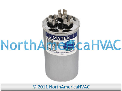Motor Dual Run Capacitor Round 70 + 7.5 Uf MFD 370 Volt VAC 12954