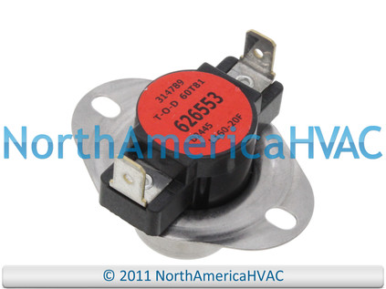 OEM 626553R 626553 Furnace Disc Limit Switch Replaces Nordyne
