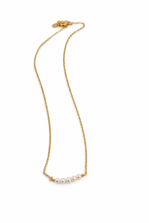 Delicate White Freshwater Pearl Necklace