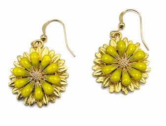 Flower Power Gold Earrings