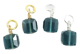 London Blue Swarovski Crystal Charms